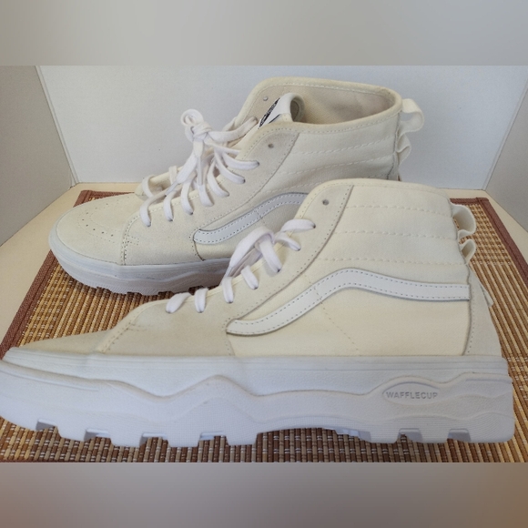 Vans Ultra Cush Suede/Canvas Waffle Cup Sneakers - Picture 9 of 11